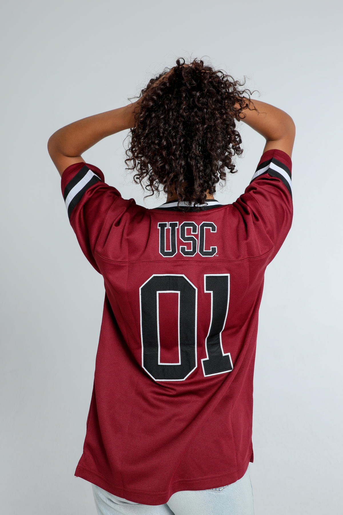 University of South Carolina Button Down Football Jersey