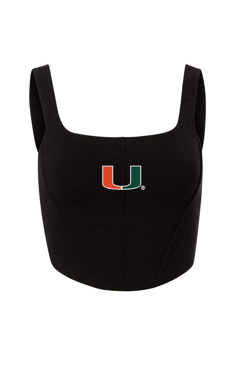 University of Miami Knit Corset