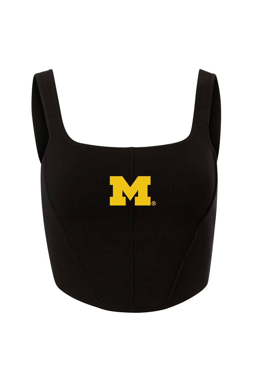 University of Michigan Knit Corset