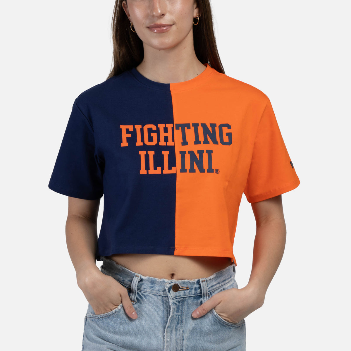 Illinois Fighting Illini Two Tone Tube Top