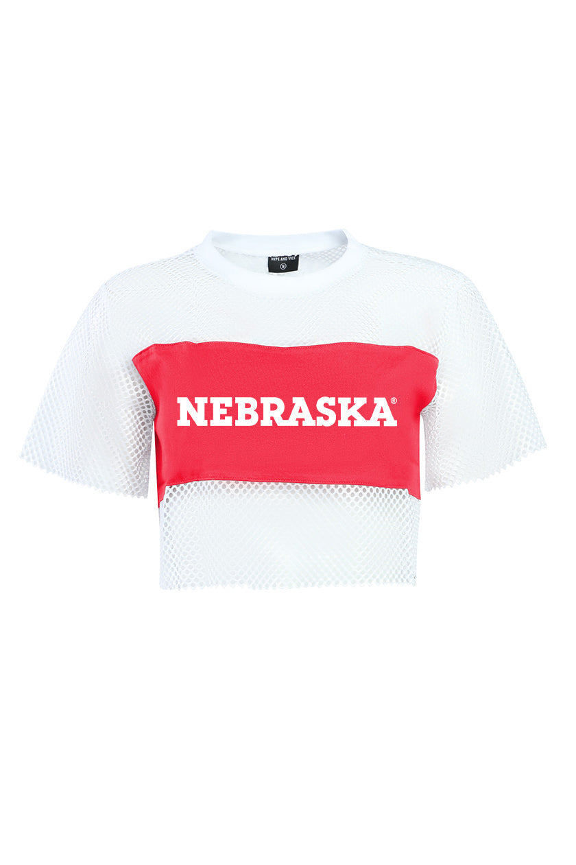 University of Nebraska Mesh Tee