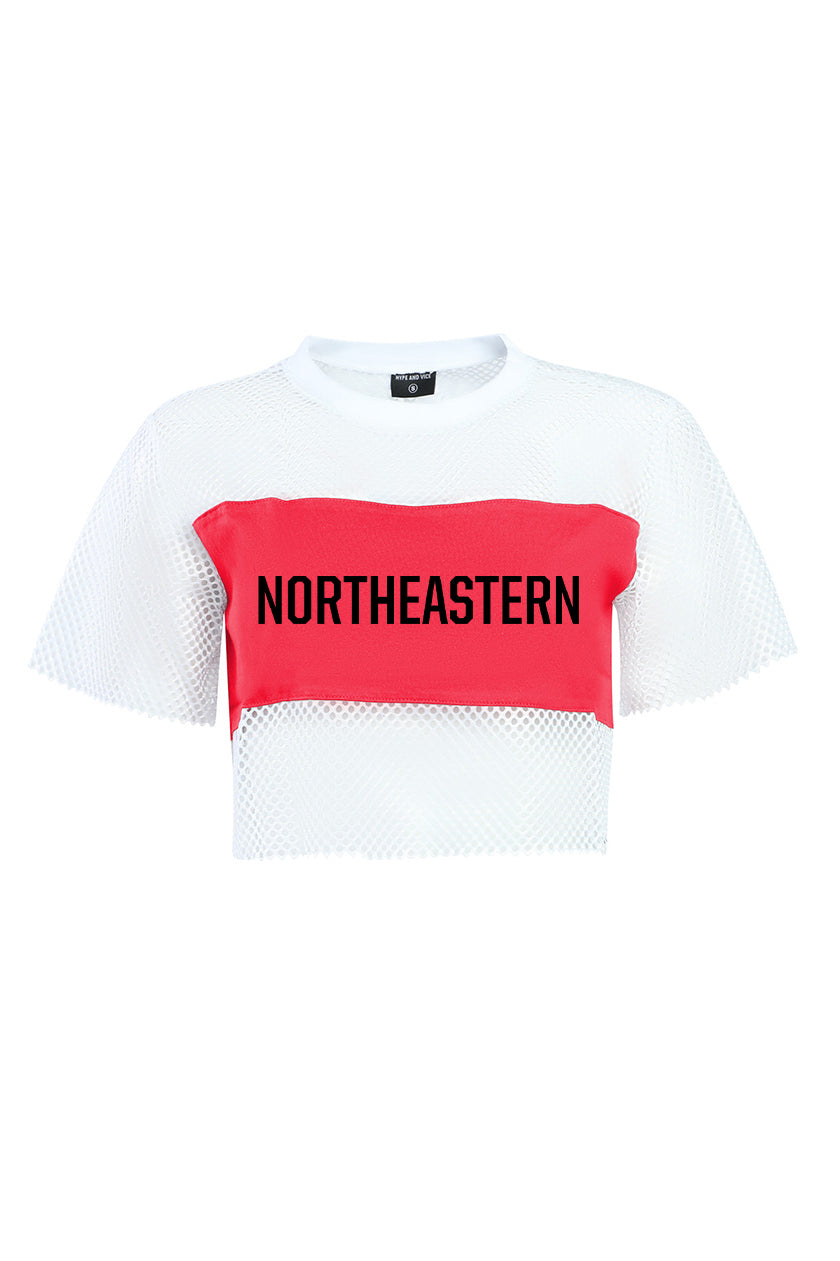 Northeastern University Mesh Tee