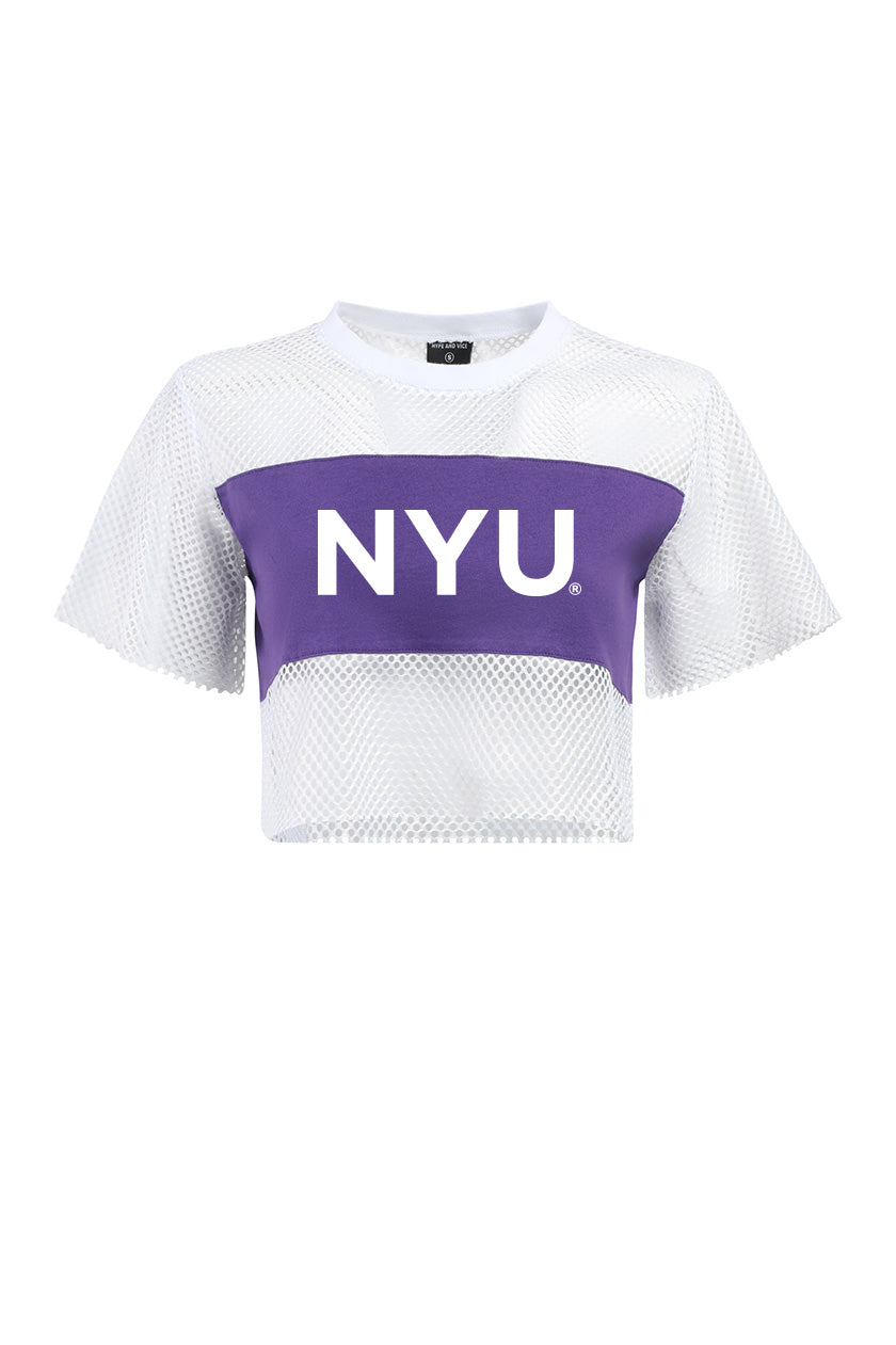 New York University Mesh Tee