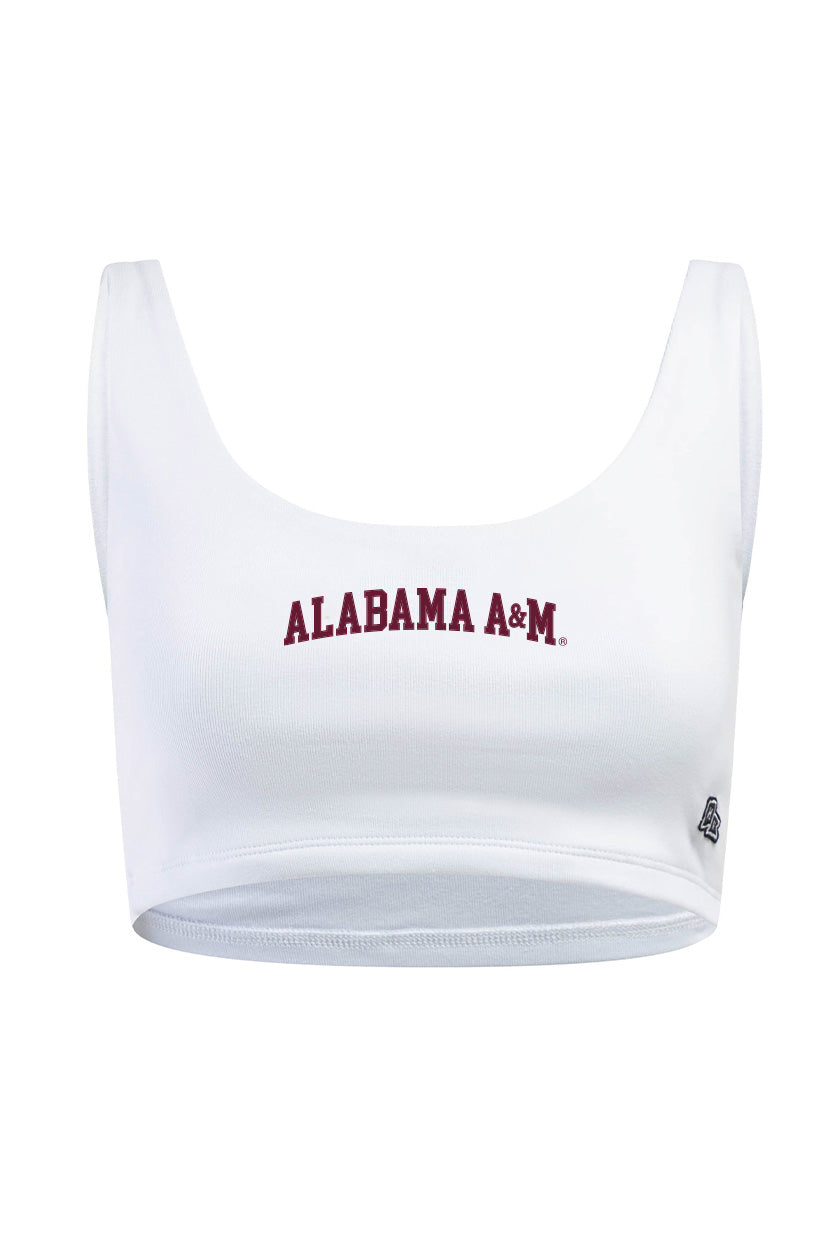 Alabama A&M Scoop Neck Crop Top