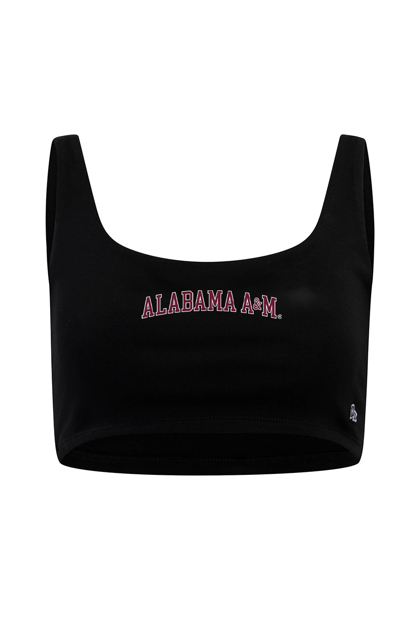 Alabama A&M Scoop Neck Crop Top