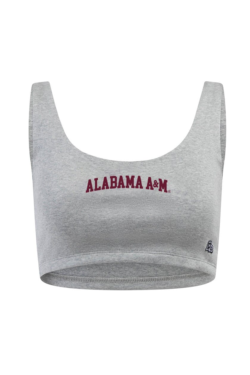 Alabama A&M Scoop Neck Crop Top