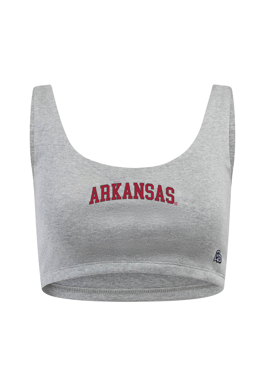 University of Arkansas Scoop Neck Crop Top