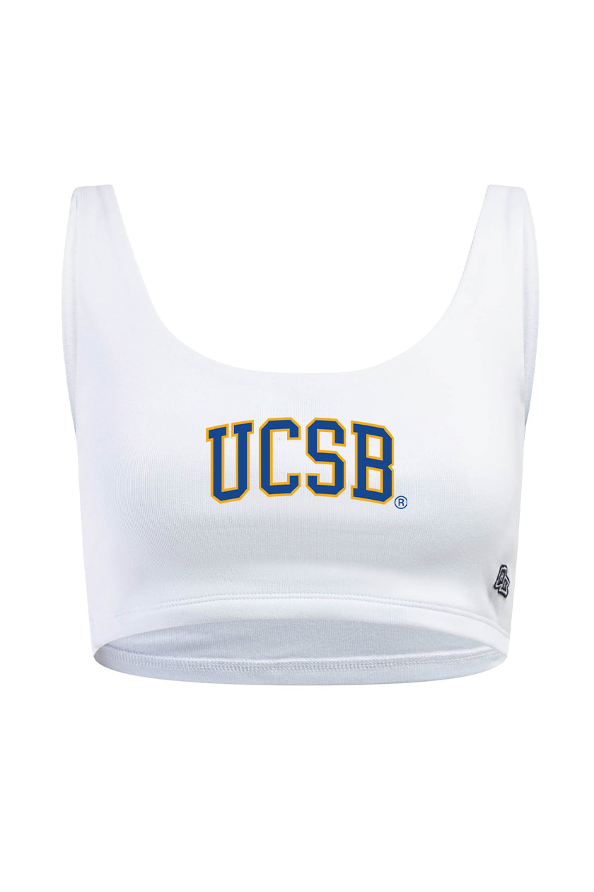 UCSB Scoop Neck Crop Top