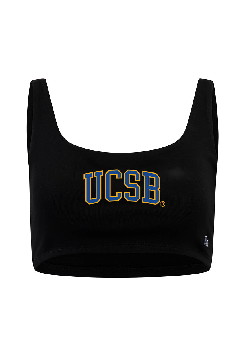 UCSB Scoop Neck Crop Top