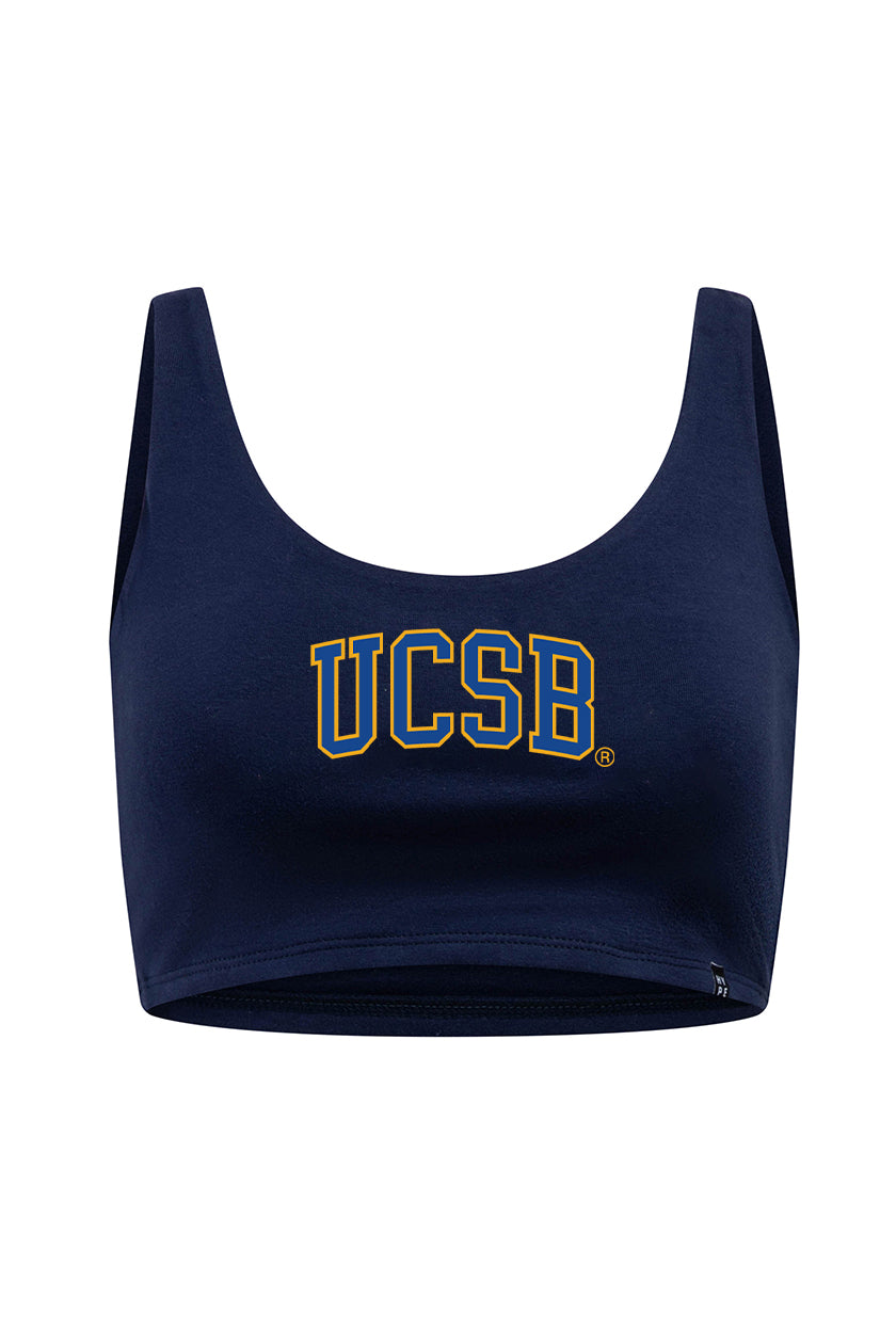 UCSB Scoop Neck Crop Top