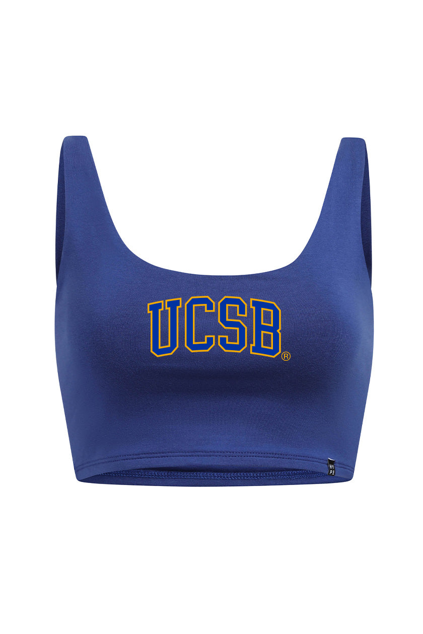 UCSB Scoop Neck Crop Top