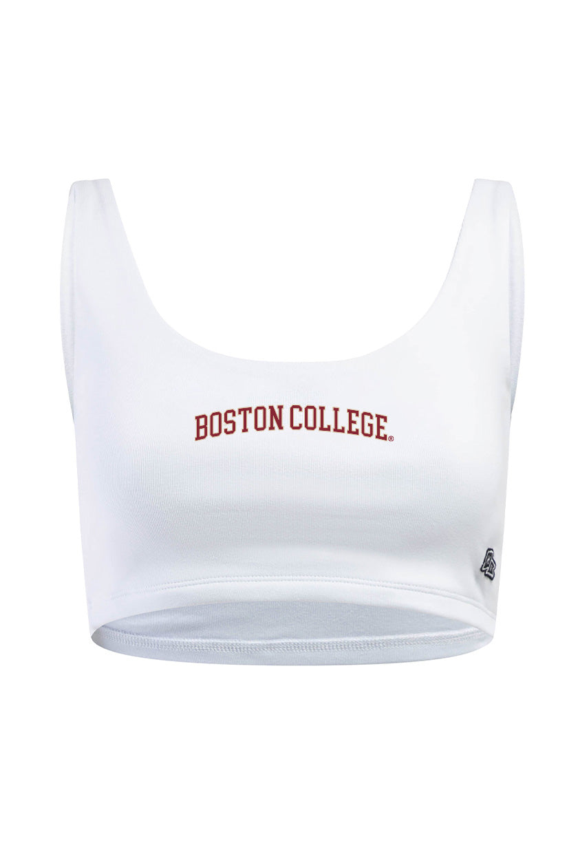 Boston College Scoop Neck Crop Top