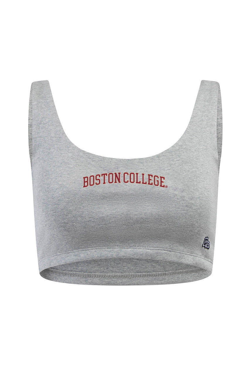 Boston College Scoop Neck Crop Top