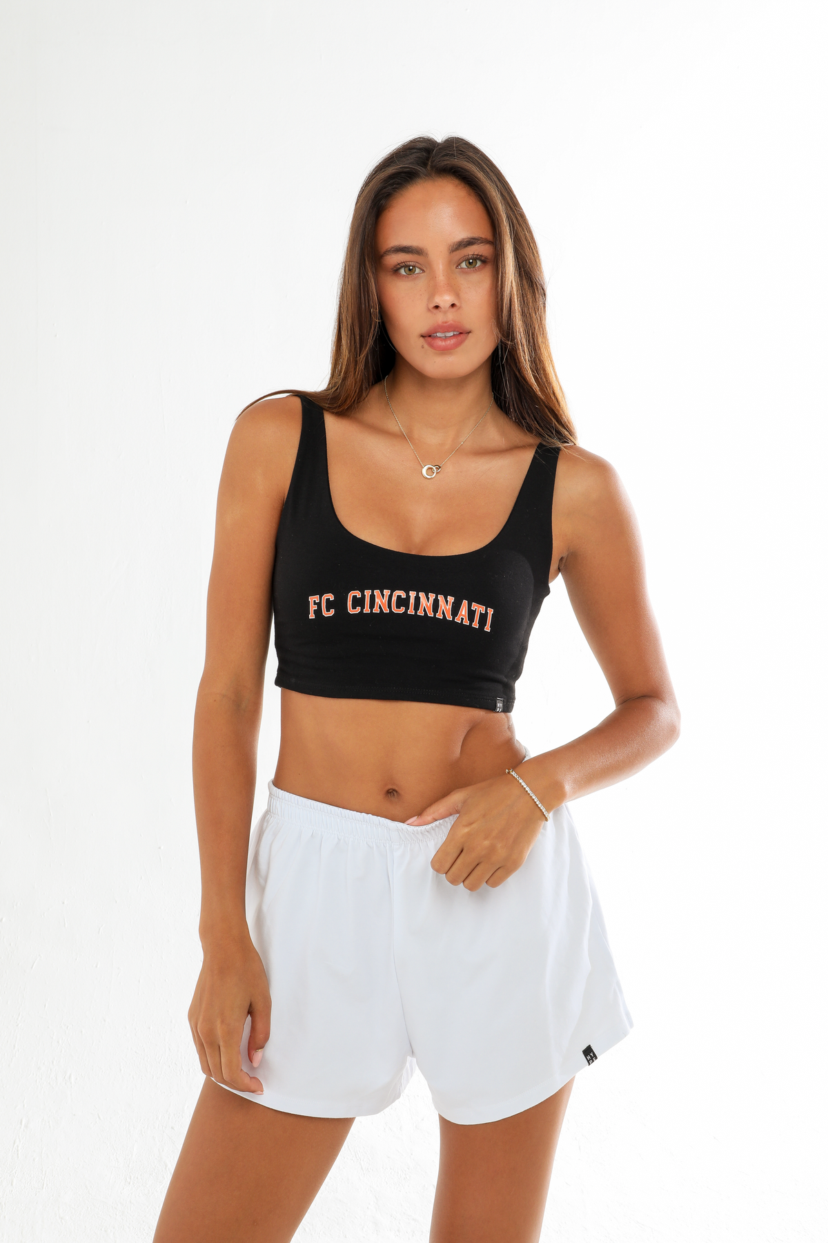 FC Cincinnati Scoop Neck Crop Top