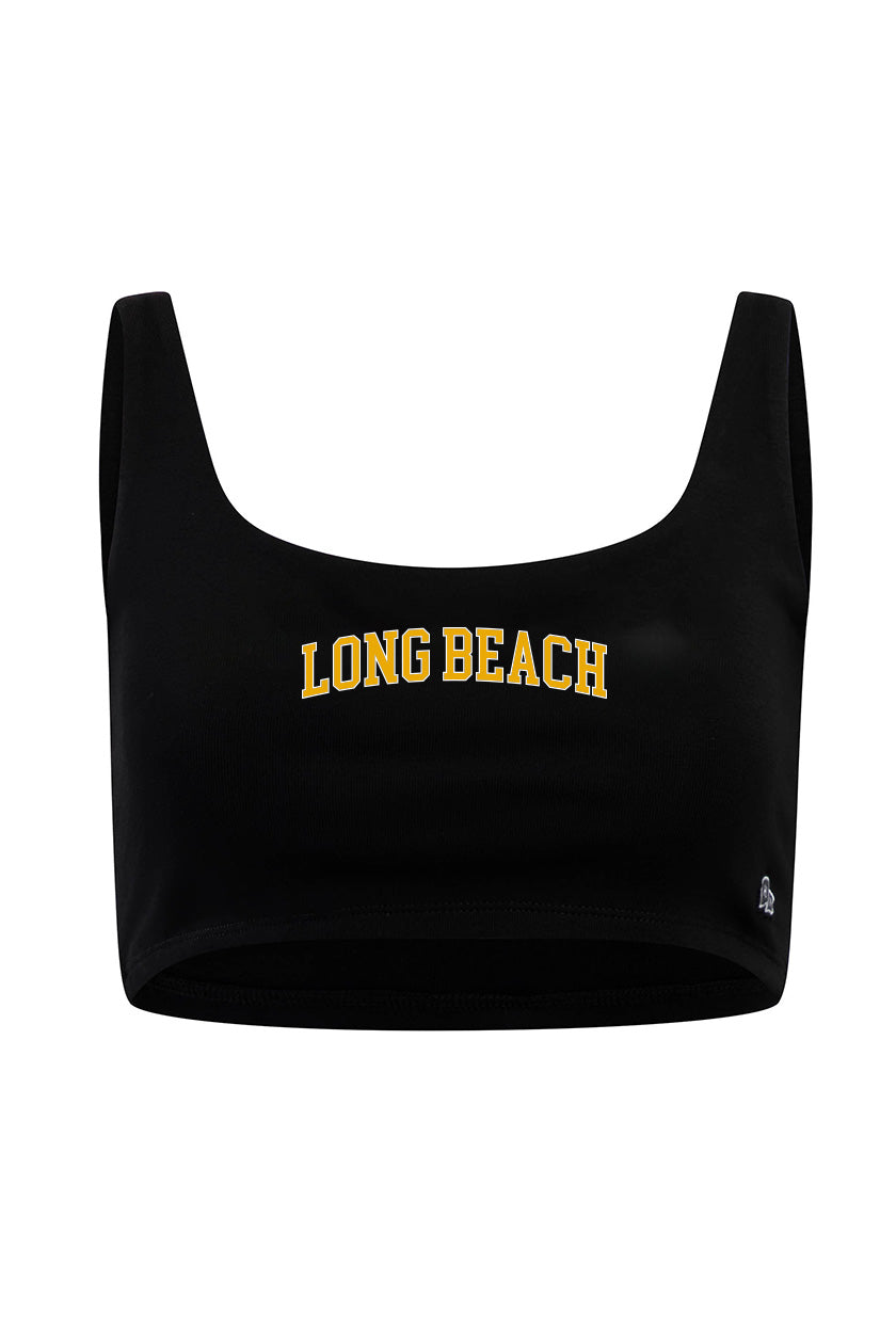 Long Beach State Scoop Neck Crop Top