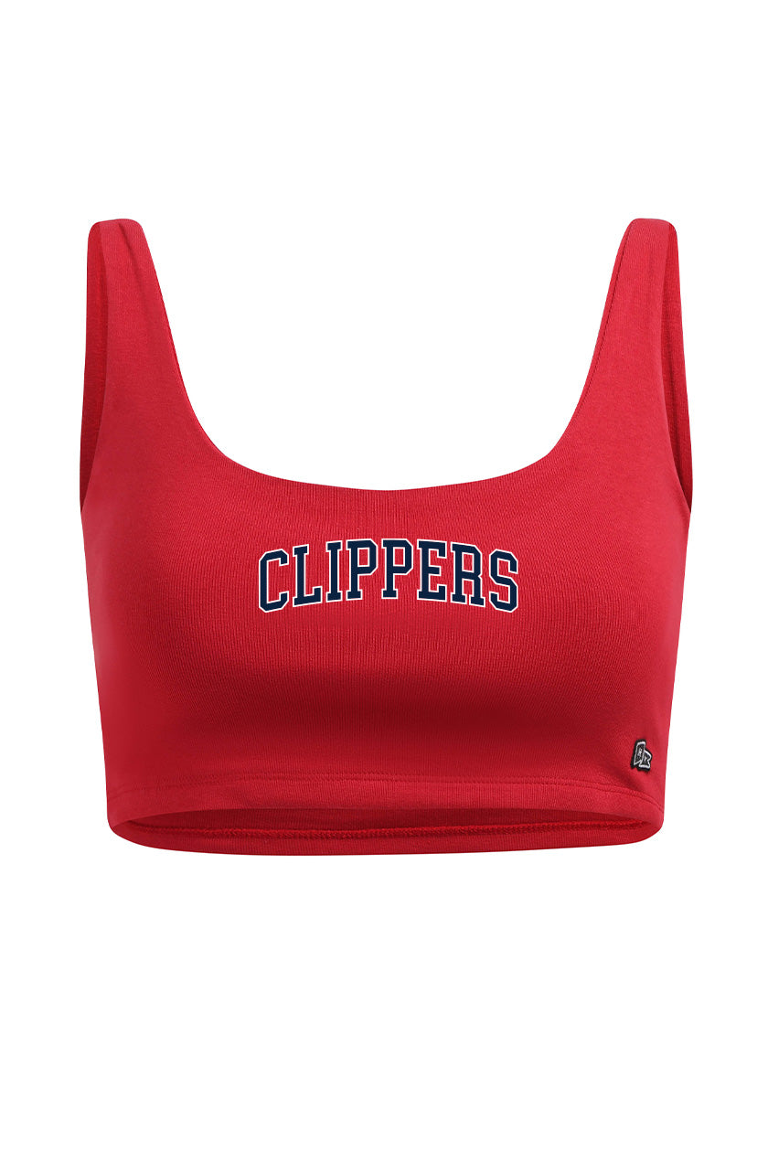 Los Angeles Clippers Scoop Neck Crop Top