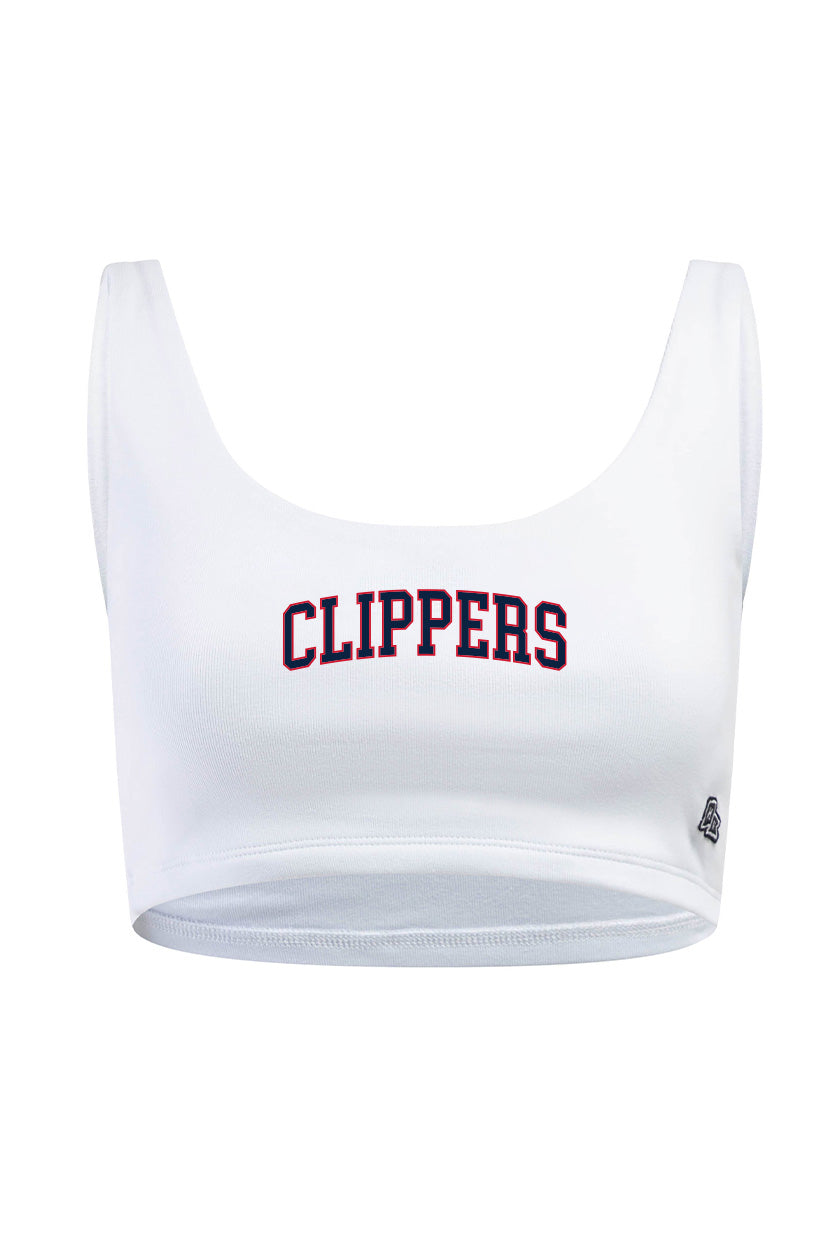 Los Angeles Clippers Scoop Neck Crop Top