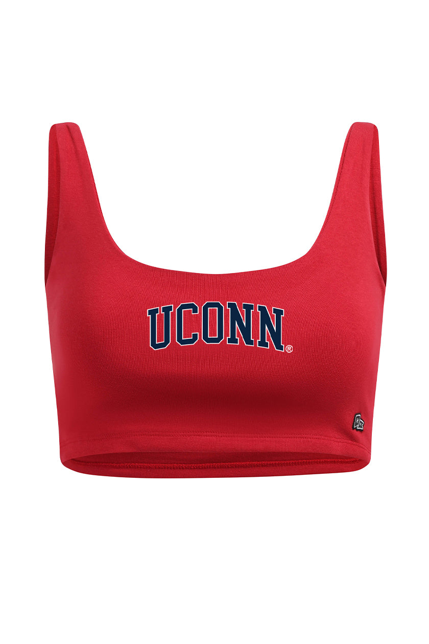 UConn Scoop Neck Crop Top