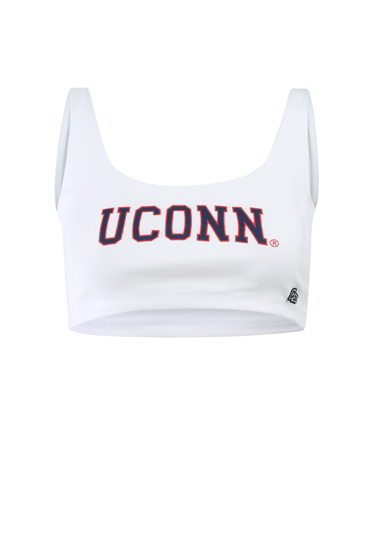 UConn Scoop Neck Crop Top