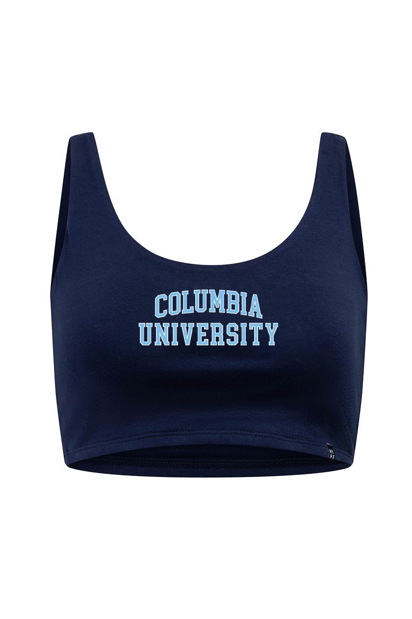 Columbia University Scoop Neck Crop Top