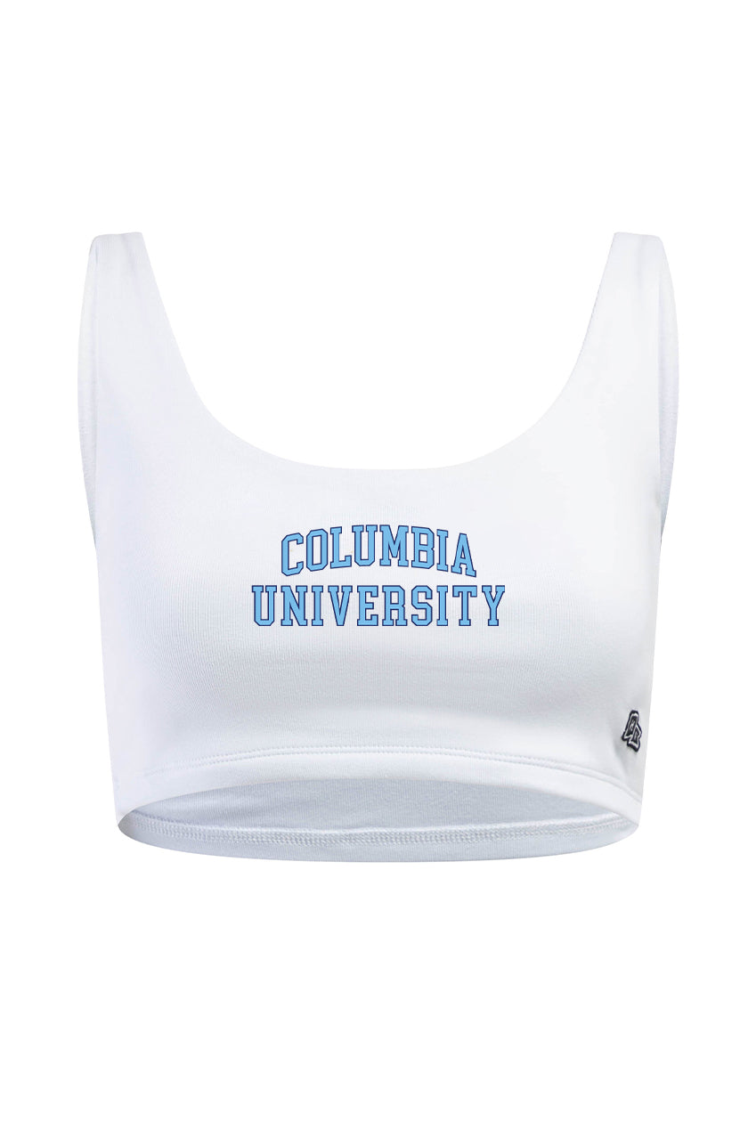 Columbia University Scoop Neck Crop Top