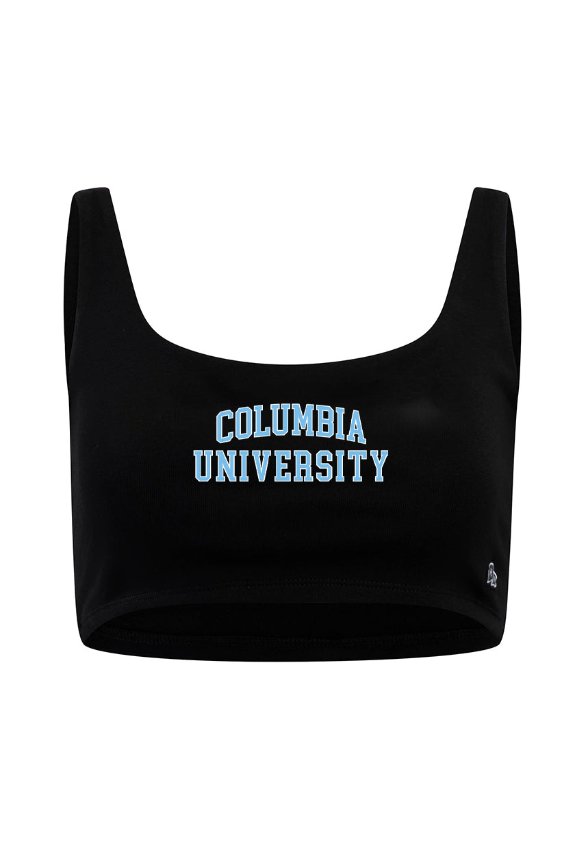 Columbia University Scoop Neck Crop Top