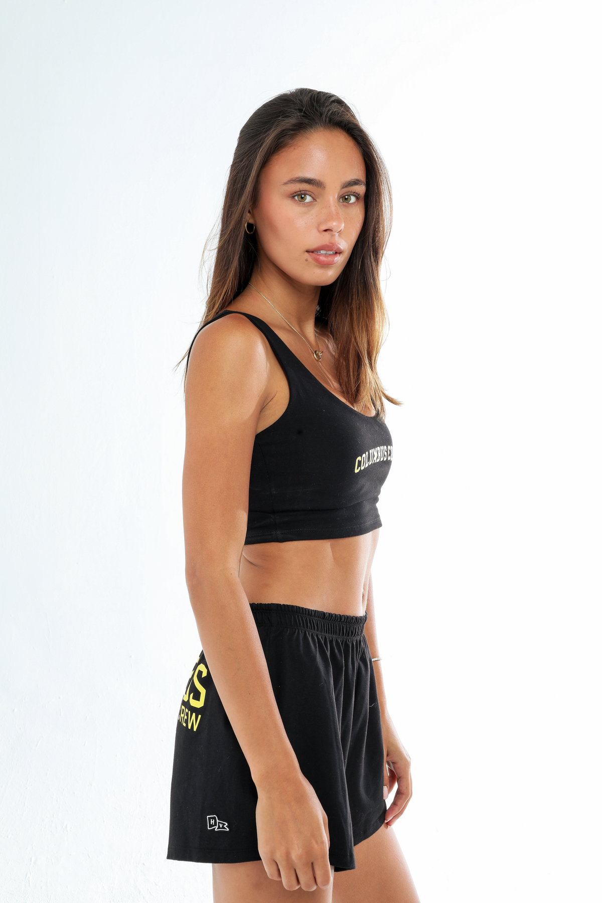 Columbus Crew Scoop Neck Crop Top