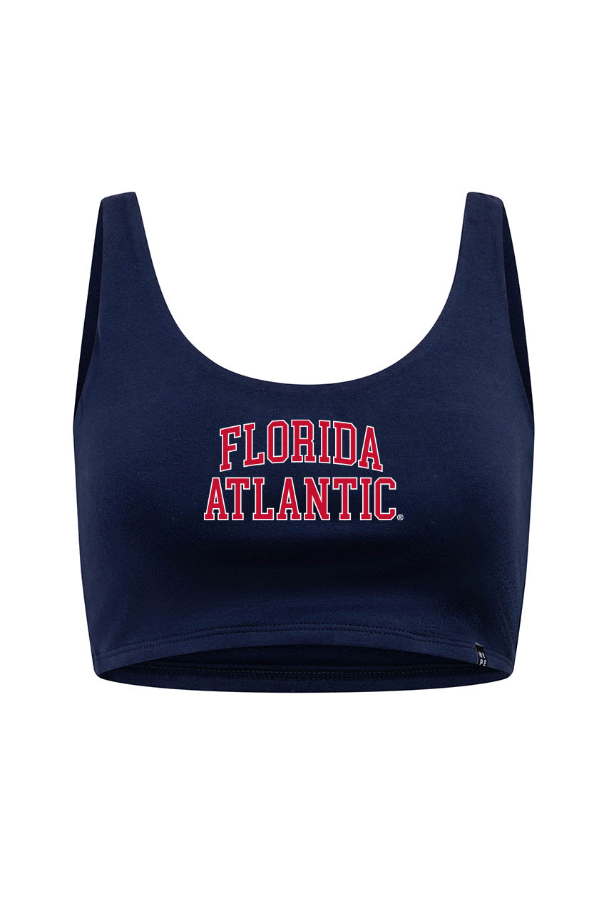 Florida Atlantic Scoop Neck Crop Top