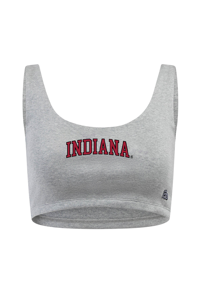 Indiana University Scoop Neck Crop Top