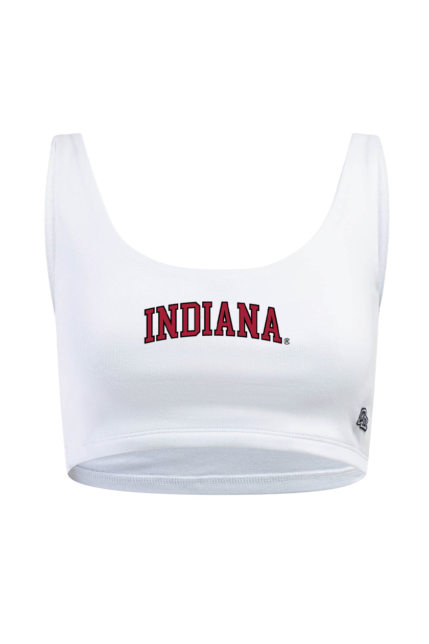 Indiana University Scoop Neck Crop Top