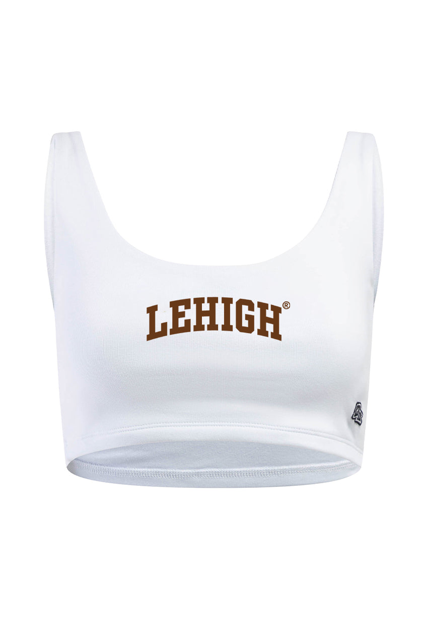 Lehigh University Scoop Neck Crop Top