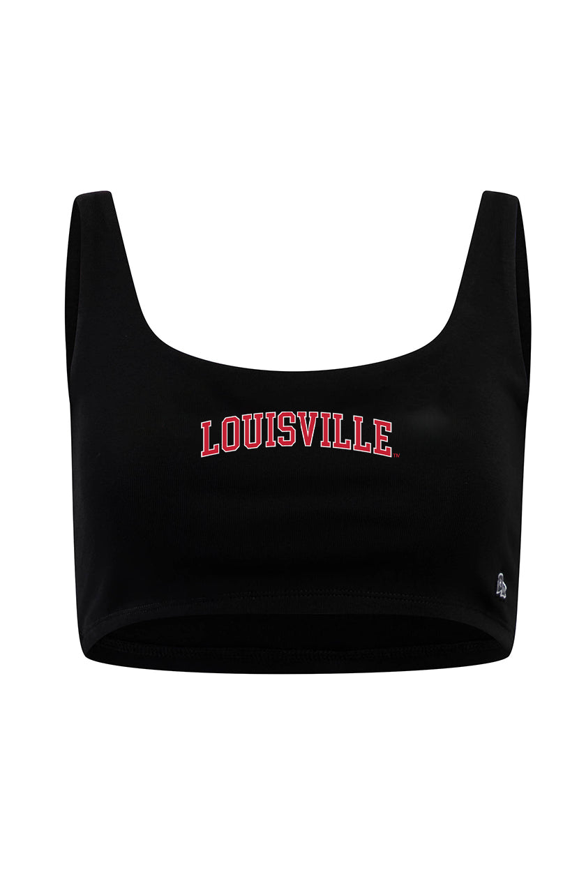 University of Louisville Scoop Neck Crop Top