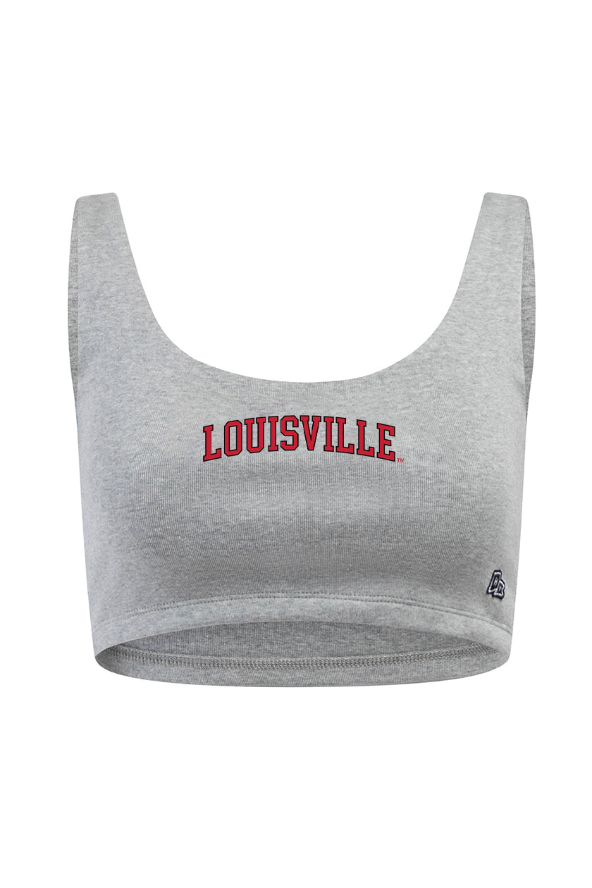 University of Louisville Scoop Neck Crop Top