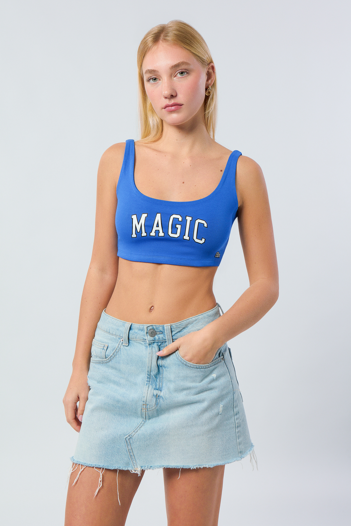 Orlando Magic Scoop Neck Crop Top