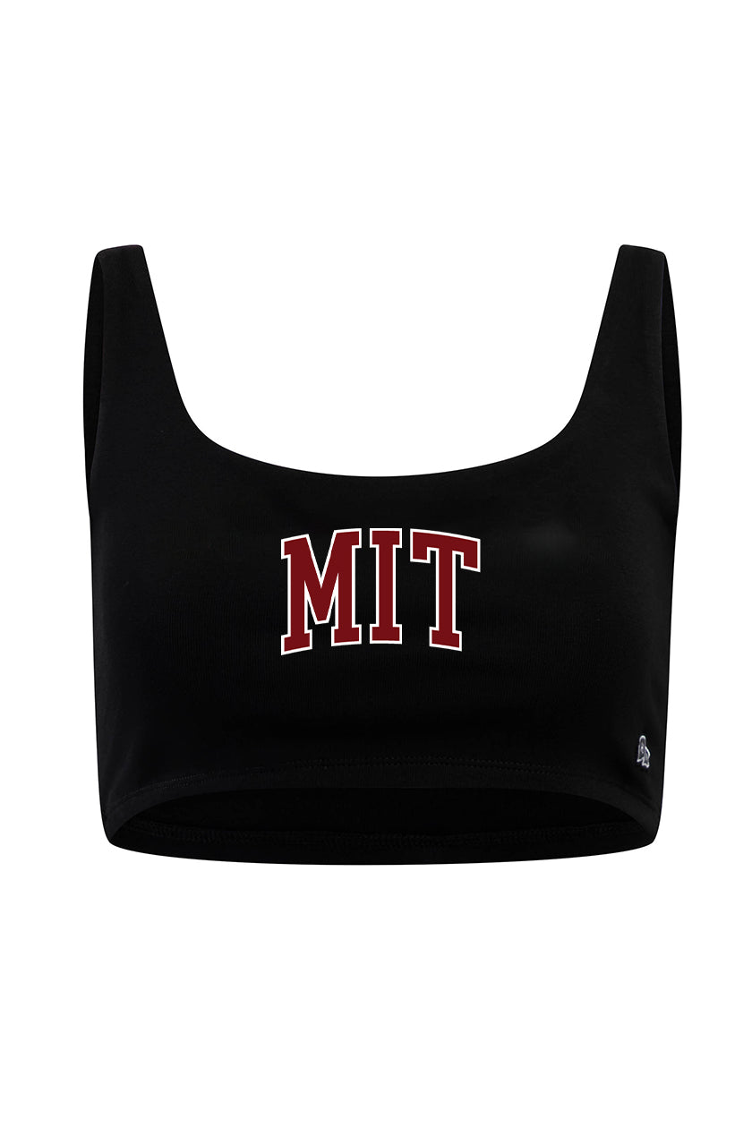 Massachusetts Institute of Technology Scoop Neck Crop Top