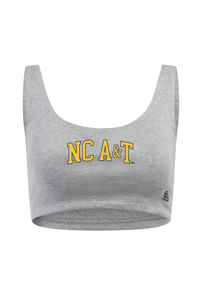 North Carolina A&T State University Scoop Neck Crop Top