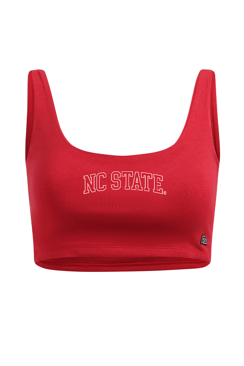 North Carolina State University Scoop Neck Crop Top