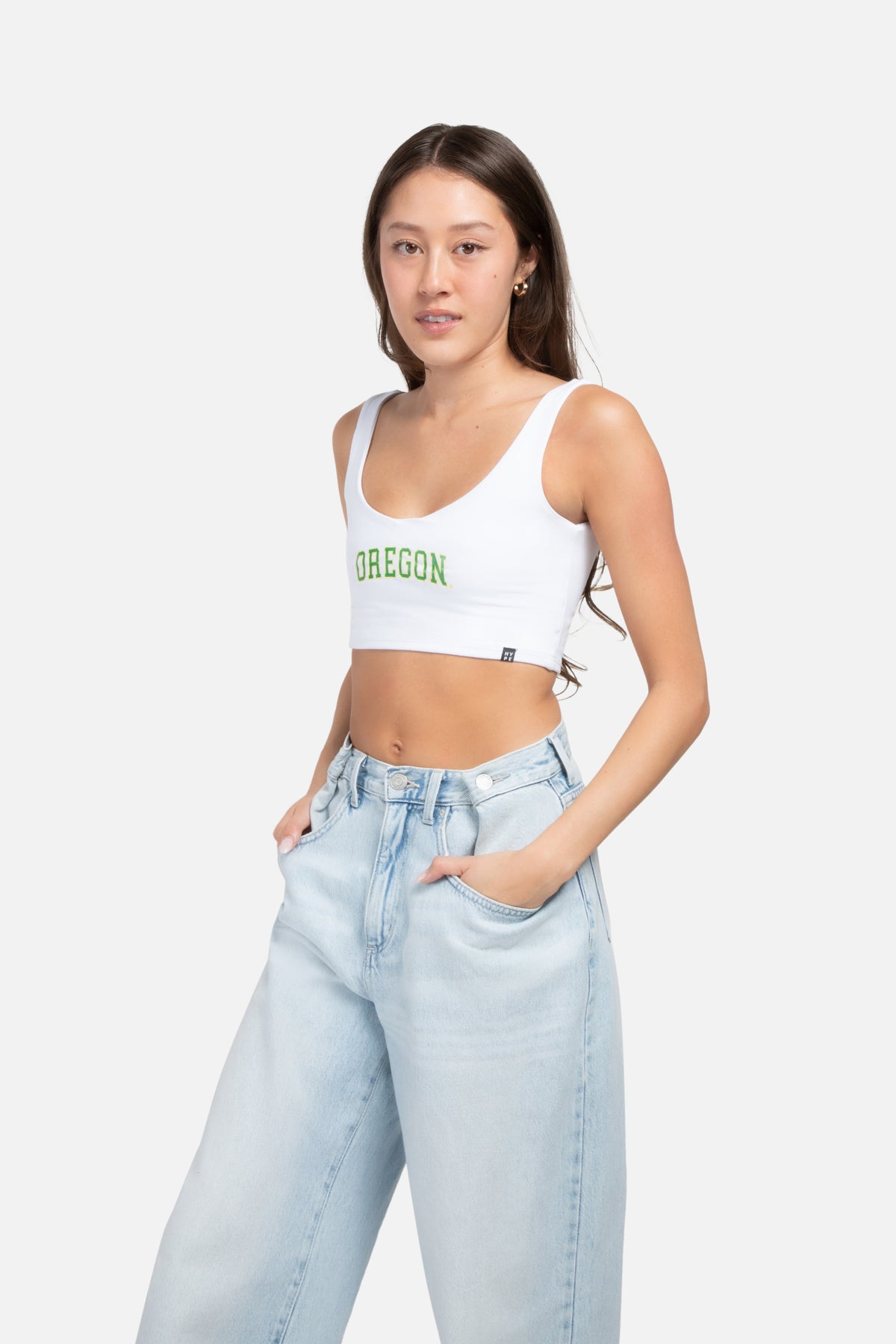 University of Oregon | Scoop Neck Crop Top