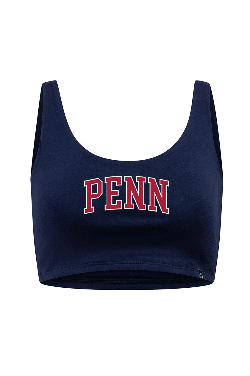 University of Pennsylvania Scoop Neck Crop Top