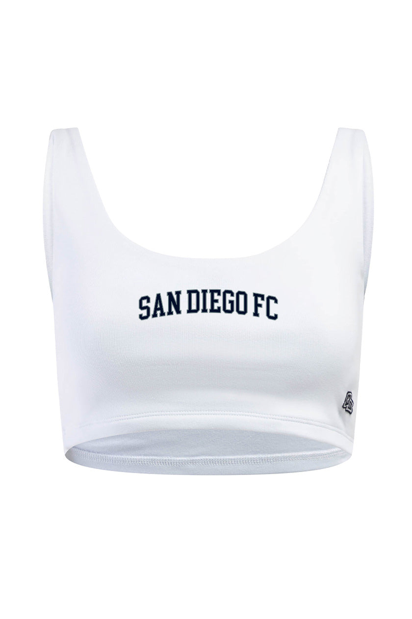 San Diego FC Scoop Neck Crop Top