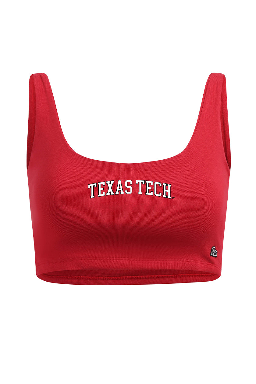 Texas Tech University Scoop Neck Crop Top