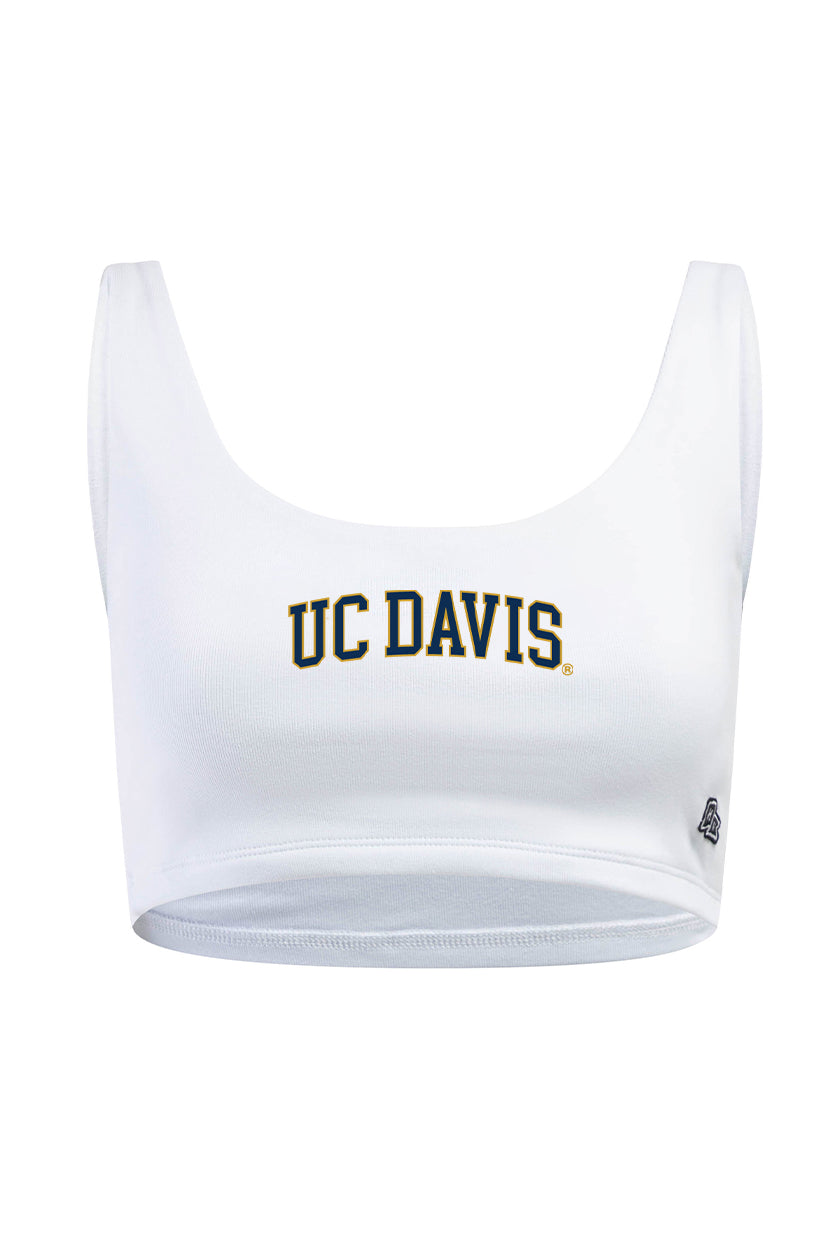 UC Davis Scoop Neck Crop Top