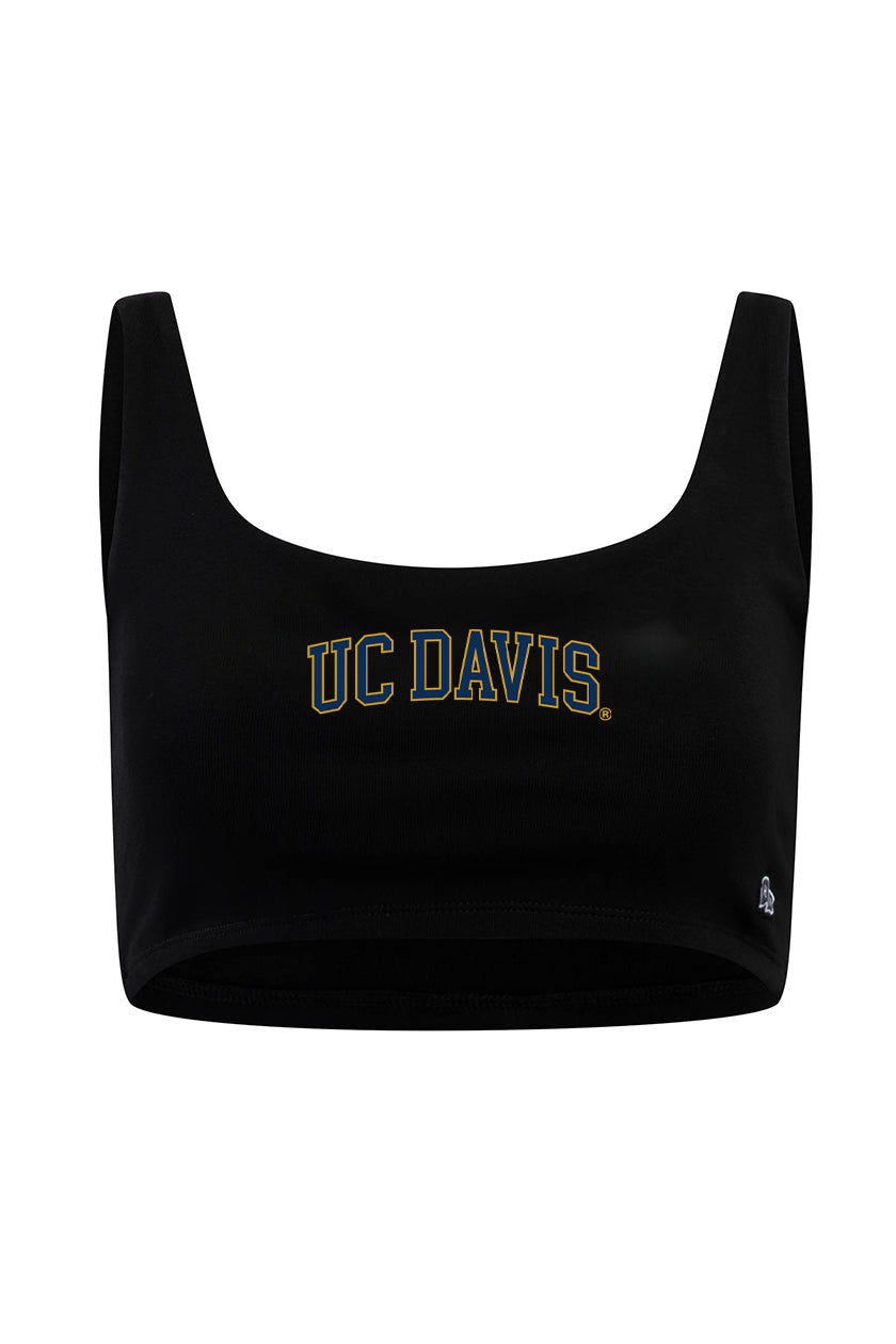 UC Davis Scoop Neck Crop Top