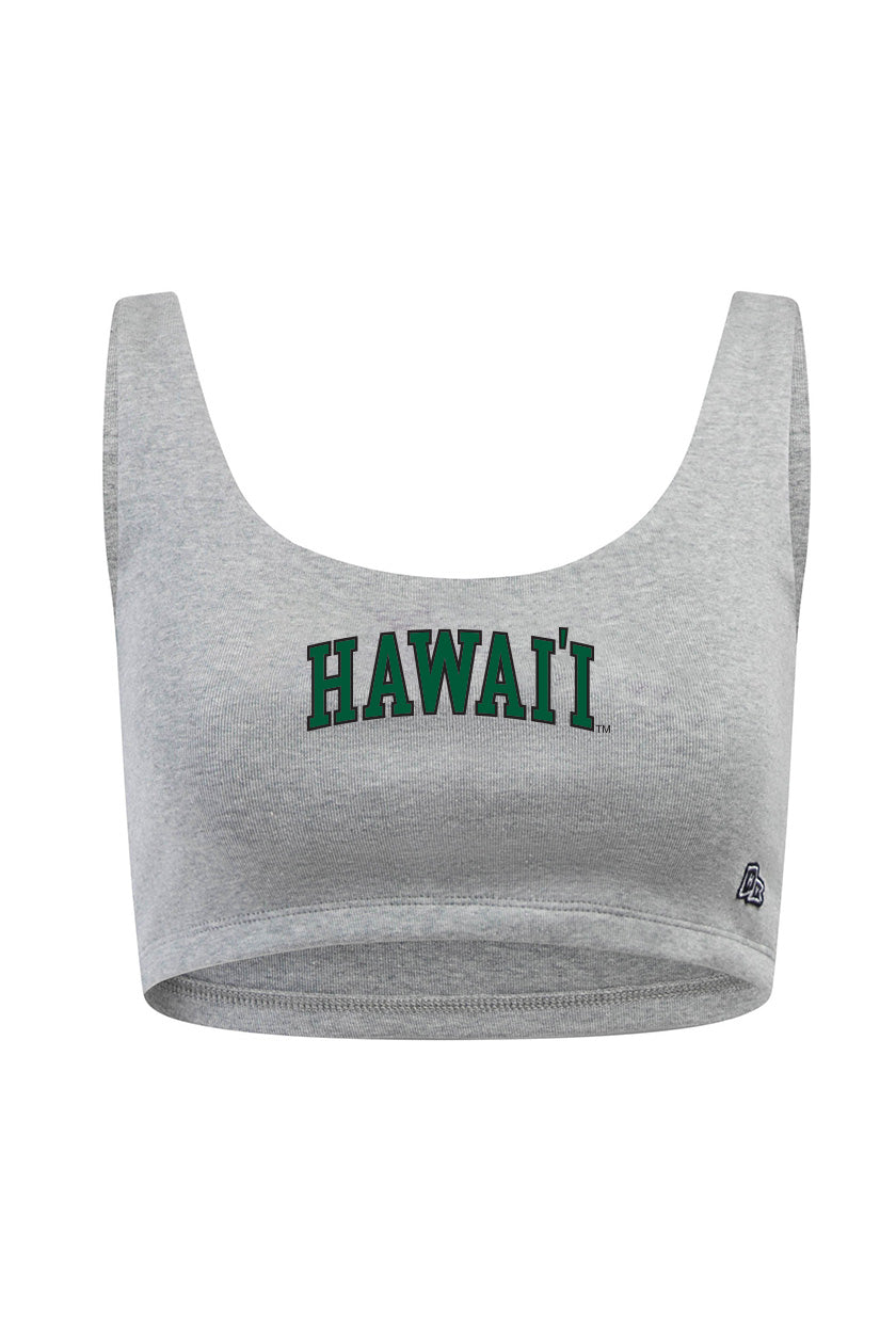 Hawaii Scoop Neck Crop Top