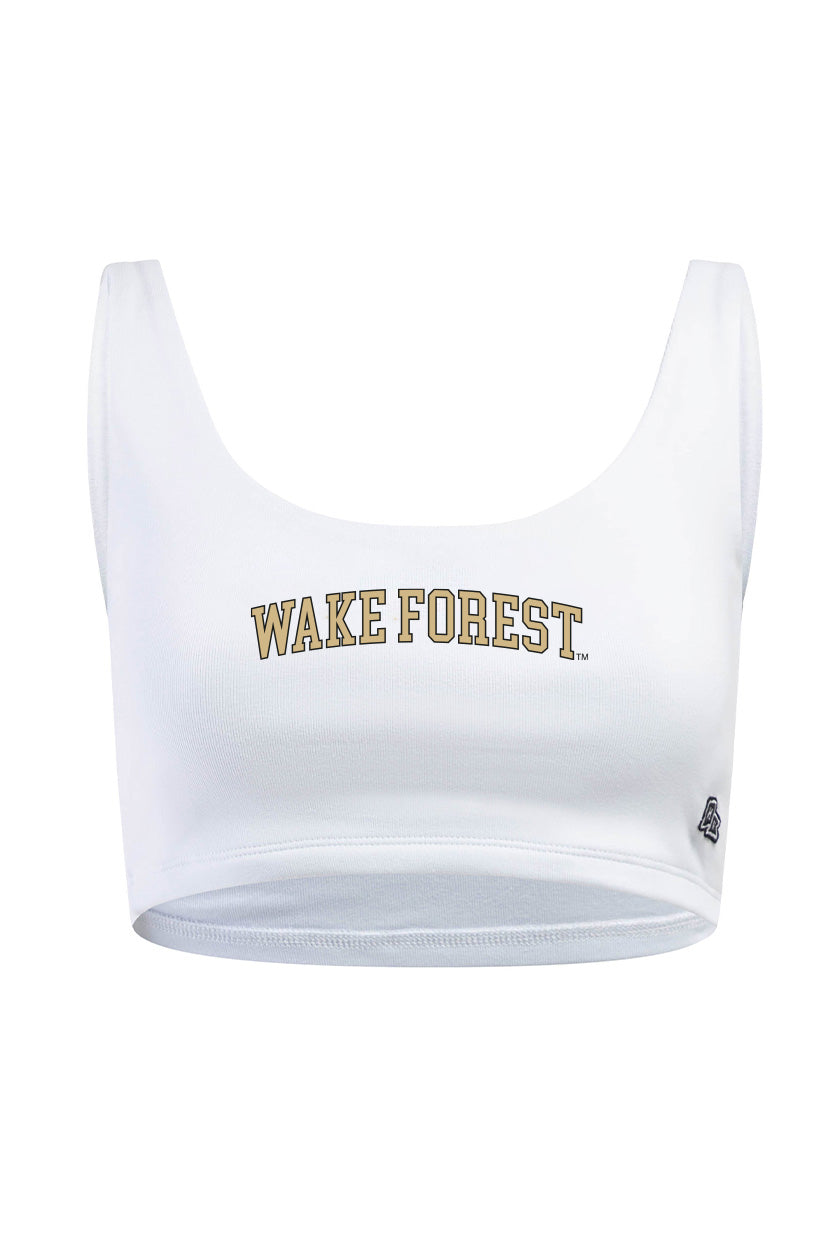 Wake Forest University Scoop Neck Crop Top