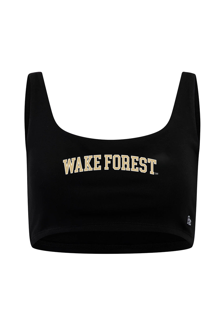 Wake Forest University Scoop Neck Crop Top