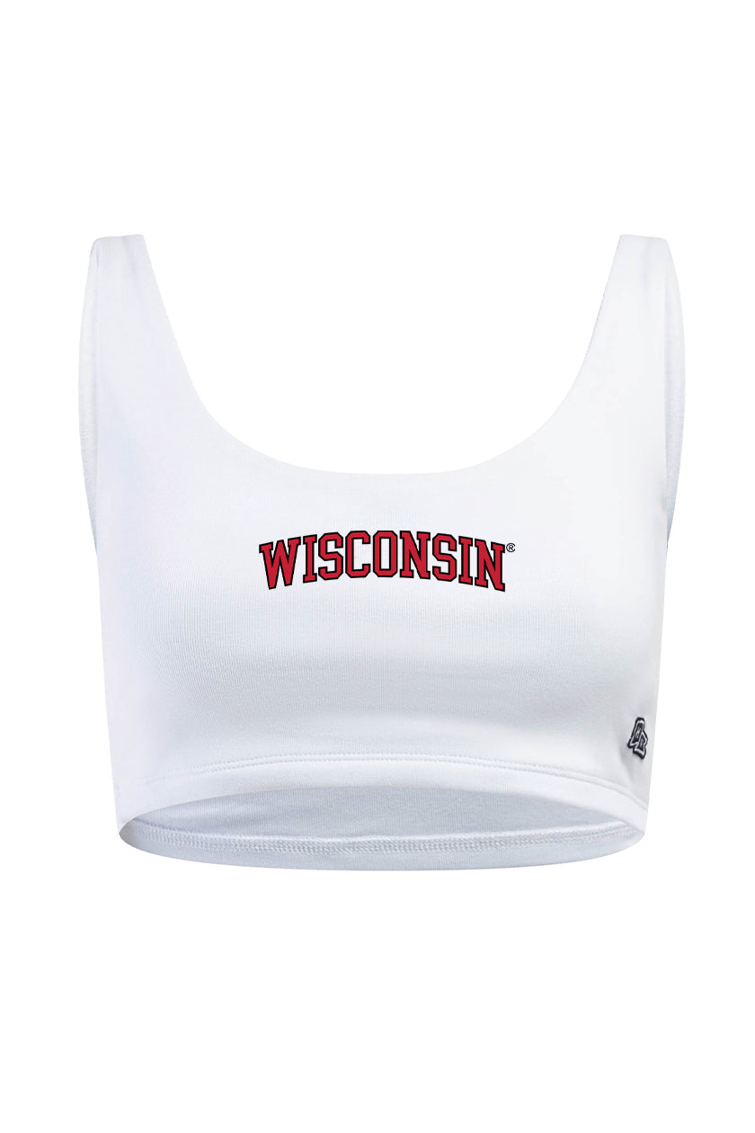 Wisconsin Scoop Neck Crop Top