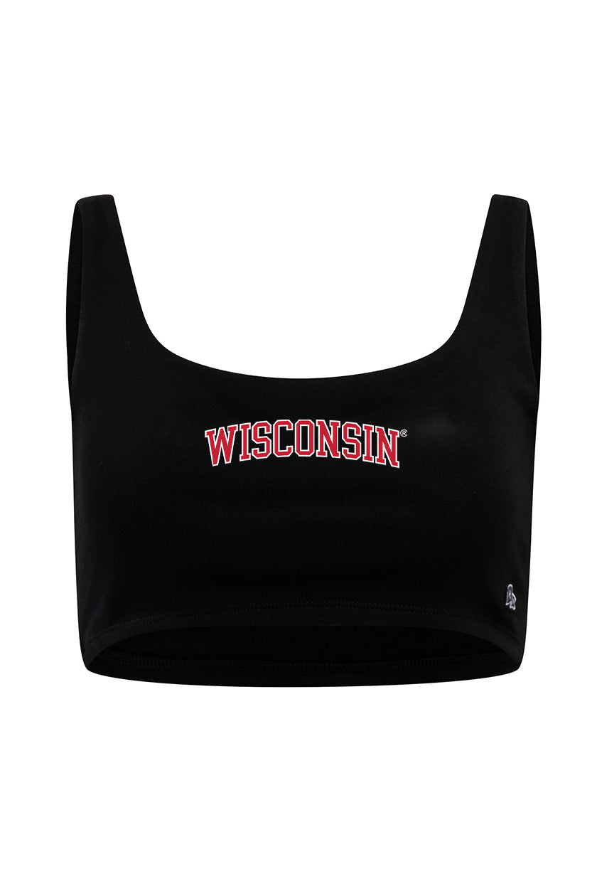 Wisconsin Scoop Neck Crop Top