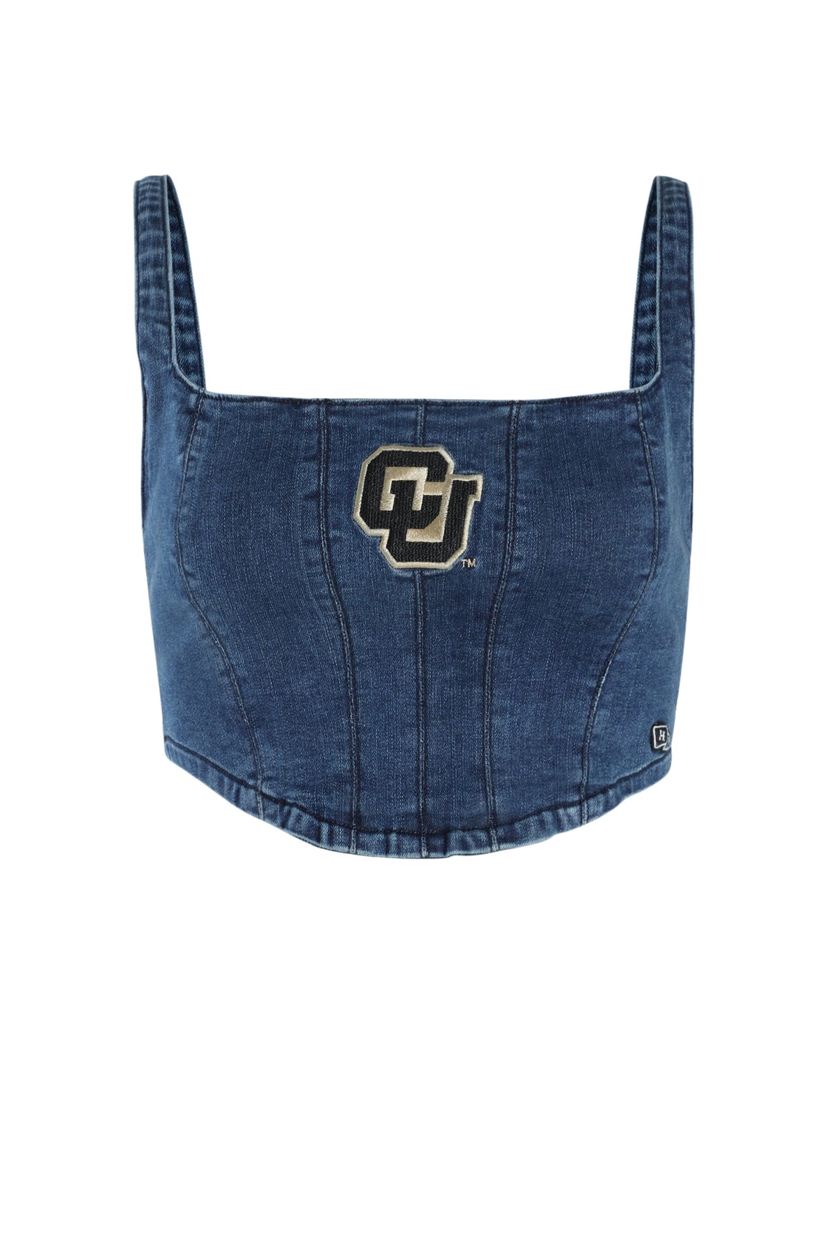 CU Boulder Denim Corset