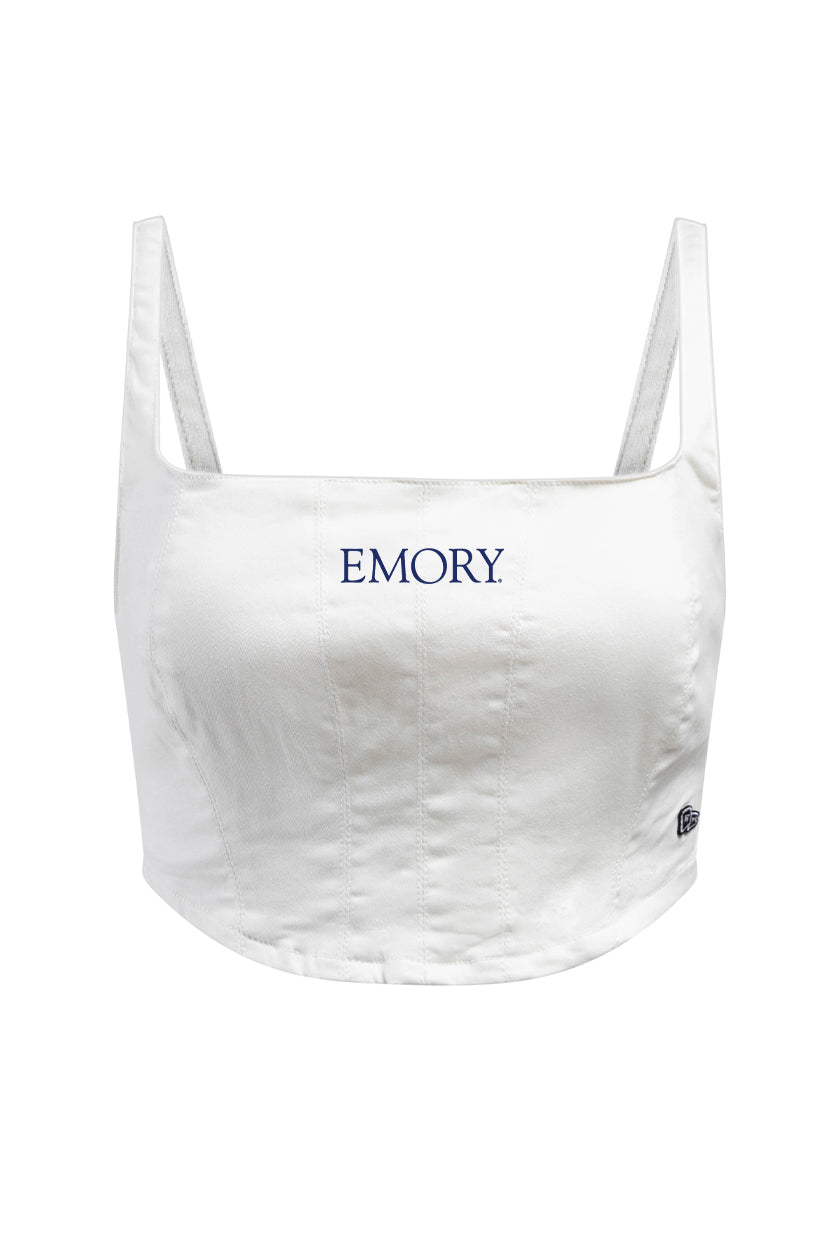 Emory University Denim Corset